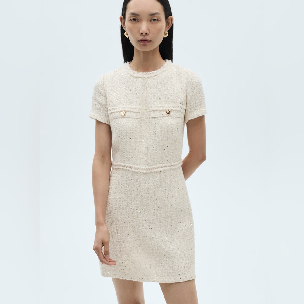 Mango Exclusive Collection short tweed dress